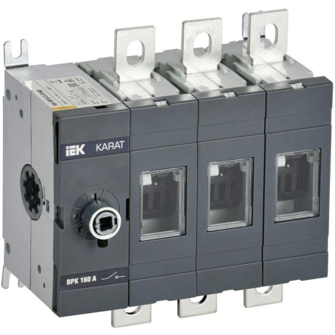Выключатель-разъединитель IEK KA-VR10-3-0160 ВРК 3п 160А без рукоятки KARAT